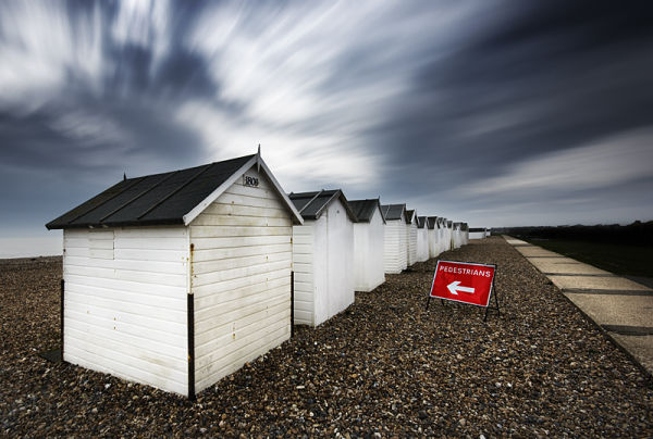 Beach Huts at Ferring, West Sussex